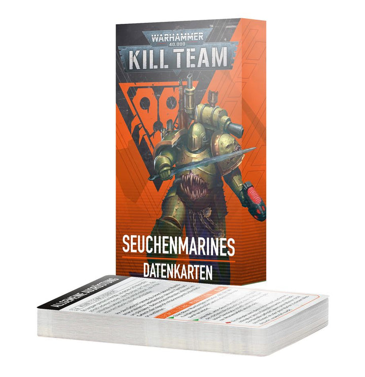 Kill Team: Seuchenmarines – Datenkarten (Deutsch) (103-82) (2024)