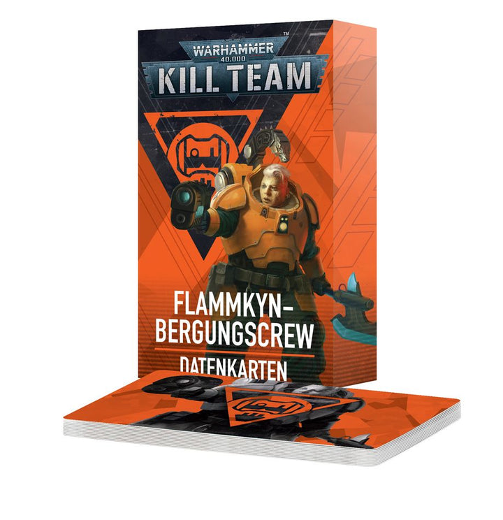 Kill Team: Flammkyn-Bergungscrew – Datenkarten (Deutsch) (103-70) (2024)