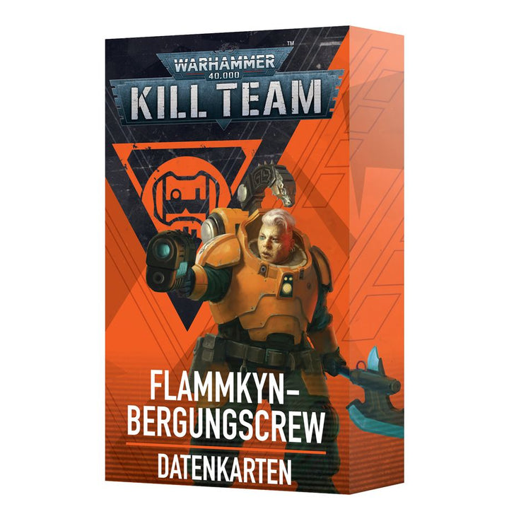 Kill Team: Flammkyn-Bergungscrew – Datenkarten (Deutsch) (103-70) (2024)
