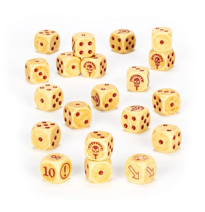 Warhammer: The Old World - Tomb Kings of Khemri Dice Set (07-07) Würfelset der Gruftkönige von Khemri