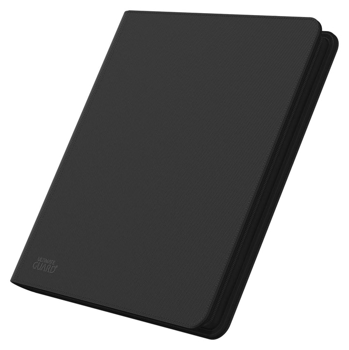 12-Pocket QuadRow ZipFolio XenoSkin Black (480 Cards)