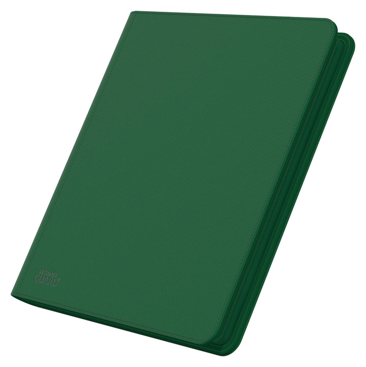 12-Pocket QuadRow ZipFolio XenoSkinTM Green (480 Cards)