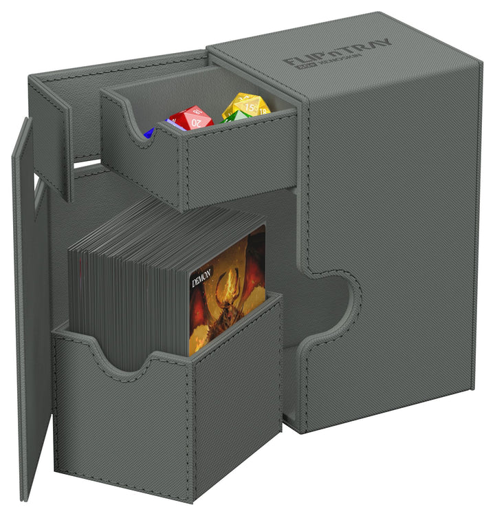 Ultimate Guard Flip`n`Tray 80+ XenoSkin Monocolor Grey