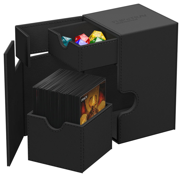 Ultimate Guard Flip`n`Tray 100+ XenoSkin Monocolor Black