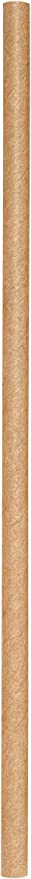 Papierstrohhalme Kraftpapier, ca. 19,7 cm lang, Ø 6mm, 25 Strohhalme aus Papier, umweltfreundlich, lebensmittelecht, zum Trinken, Basteln und Dekorieren