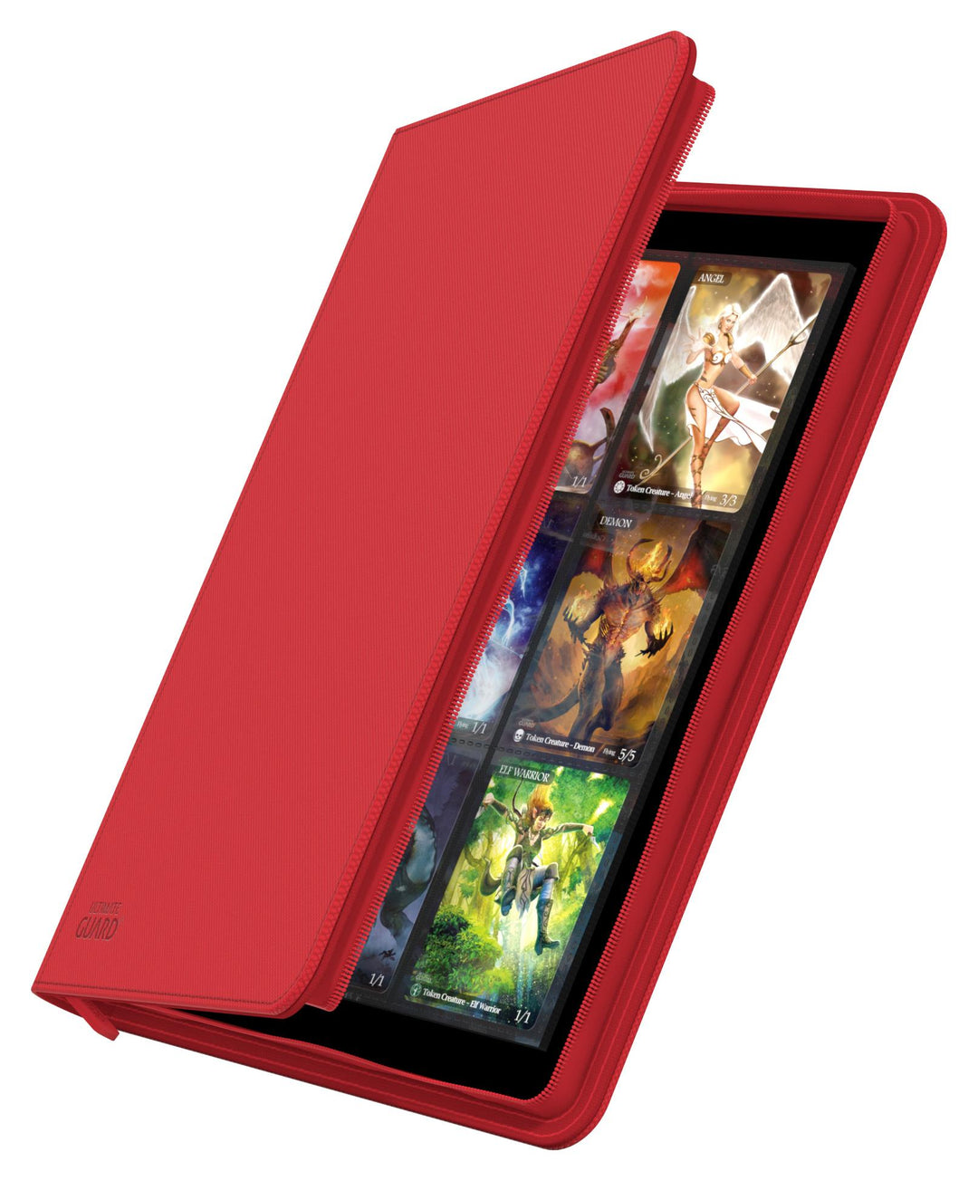 9-Pocket ZipFolio XenoSkinTM Red (360)