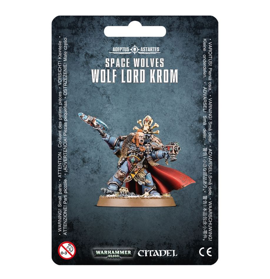Space Wolves : Wolf Lord Krom (Mail Order) (EOL)