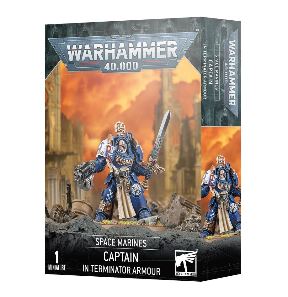 Space Marines : Captain in Terminator Armour (48-92) (Captain in Terminatorrüstung)