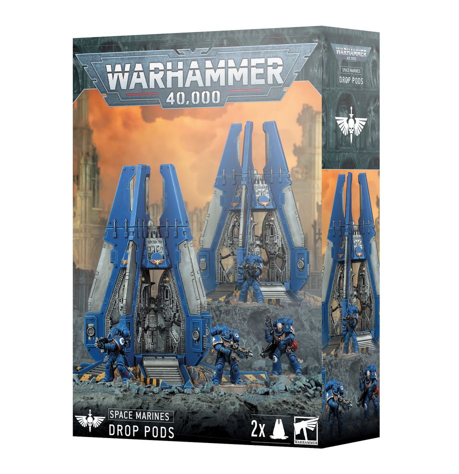 Space Marines: Drop Pods (48-101) (Landungskapseln)