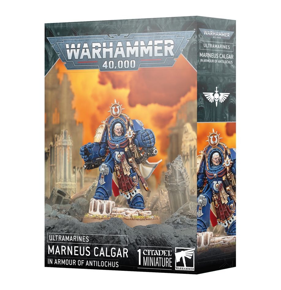 Ultramarines: Marneus Calgar in Armour of Antilochus (55-74) (Marneus Calgar in Rüstung des Antilochus)