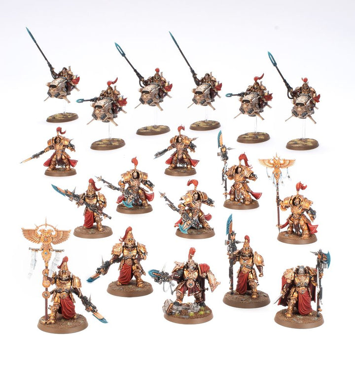 Battleforce: Adeptus Custodes Auric Champions (01-20) (Streitmacht des Adeptus Custodes: Goldene Helden)