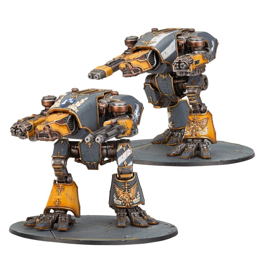 Legions Imperialis: Titan Legions - Warhound Scout Titans with Turbo Laser Destructors and Vulcan Mega-Bolsters(03-24)