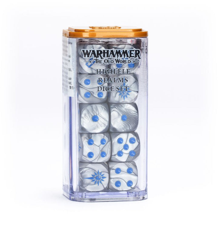 The Old World - High Elf Realms: Dice Set (13-03) (Würfelset der Hochelfen)