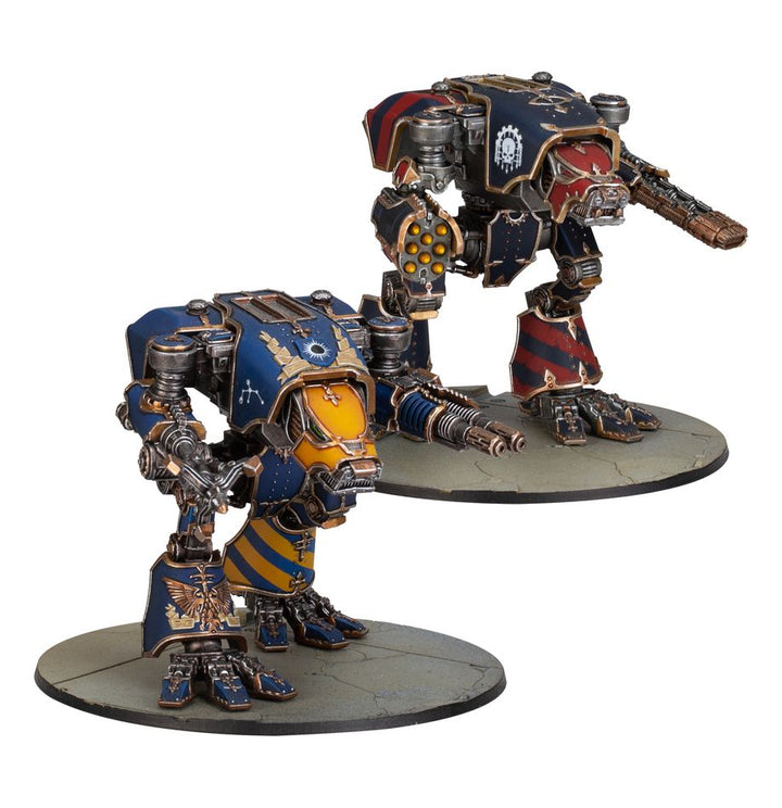 Legions Imperialis: Titan Legions - Warhound Titans with Ursus Claws and Melta Lances (03-45)