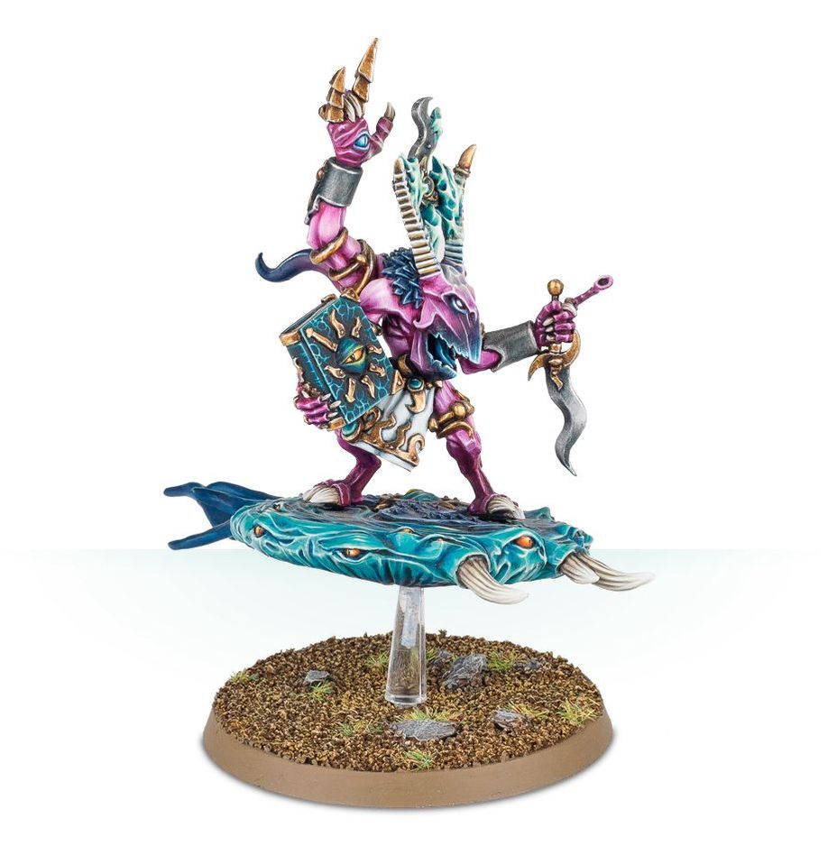 Disciples of Tzeentch: Fluxmaster, Herald of Tzeentch (Mail Order) (EOL)