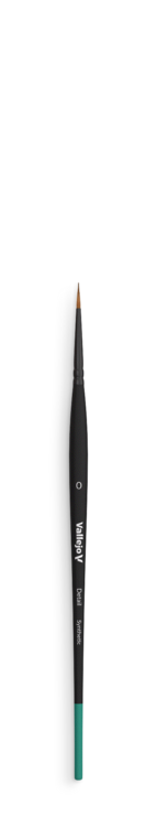 Vallejo - Detail - Round Synthetic Brush - Size 0