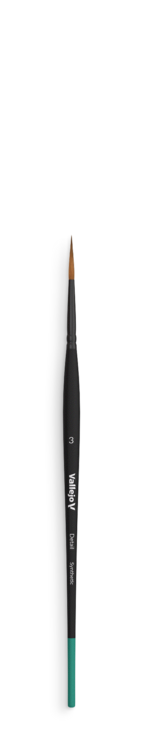 Vallejo - Detail - Round Synthetic Brush - Size 3
