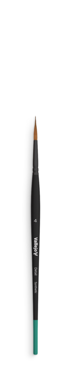 Vallejo - Detail - Round Synthetic Brush - Size 4