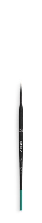 Vallejo - Detail - Round Synthetic Brush - Size 10/0