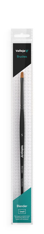 Vallejo - Blender - Flat Angled Synthetic Brush - Size Small