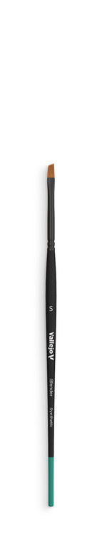 Vallejo - Blender - Flat Angled Synthetic Brush - Size Small