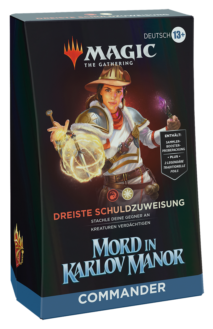 Mord in Karlov Manor - Commander-Deck Dreiste Schuldzuweisung - deutsch