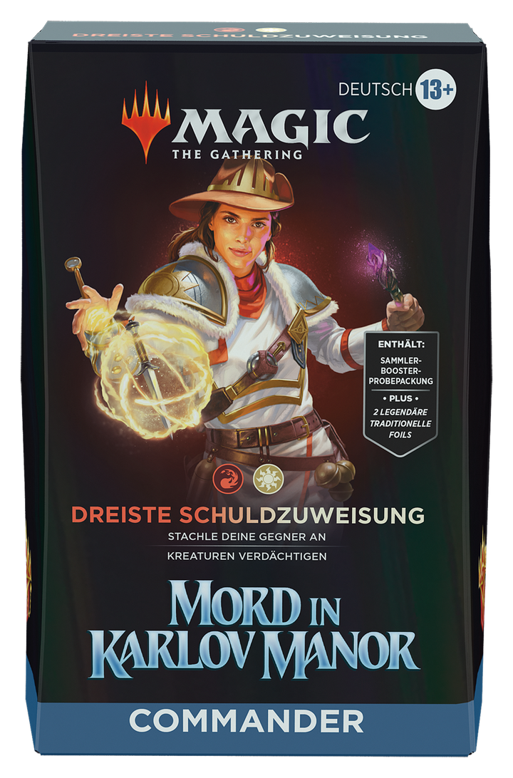 Mord in Karlov Manor - Commander-Deck Dreiste Schuldzuweisung - deutsch