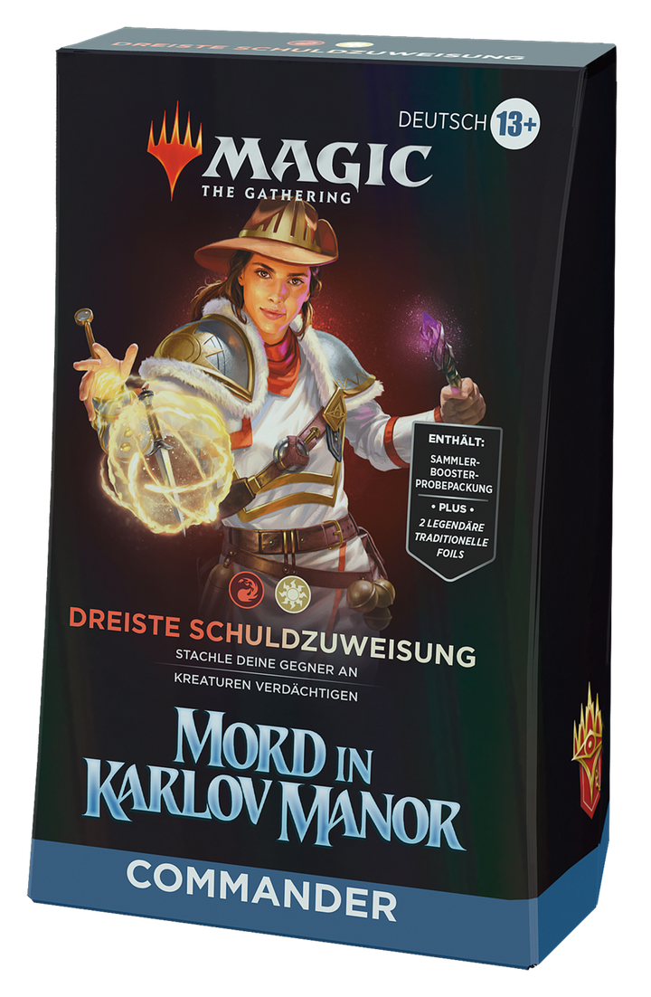 Mord in Karlov Manor - Commander-Deck Dreiste Schuldzuweisung - deutsch