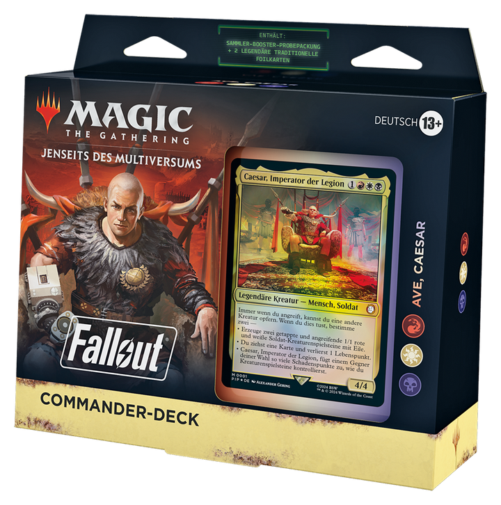 Universes Beyond: Fallout - Commander-Deck Ave, Caesar - deutsch