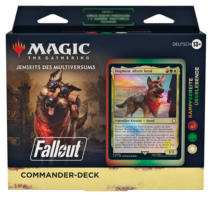 Universes Beyond: Fallout - Commander-Deck Kampfbereite Überlebende - deutsch