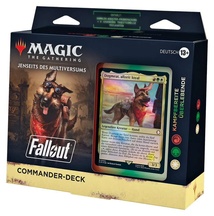 Universes Beyond: Fallout - Commander-Deck Kampfbereite Überlebende - deutsch