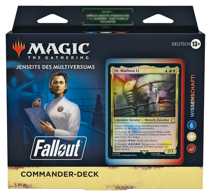 Universes Beyond: Fallout - Commander-Deck Wissenschaft! - deutsch