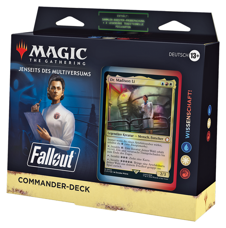 Universes Beyond: Fallout - Commander-Deck Wissenschaft! - deutsch