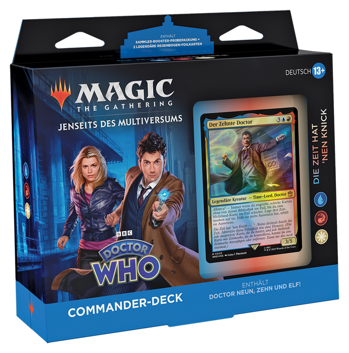 Jenseits des Multiversums: Doctor Who - Commander-Deck Die Zeit hat 'nen Knick - deutsch