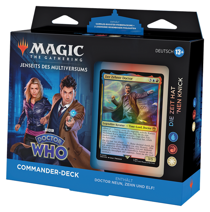 Jenseits des Multiversums: Doctor Who - Commander-Deck Die Zeit hat 'nen Knick - deutsch