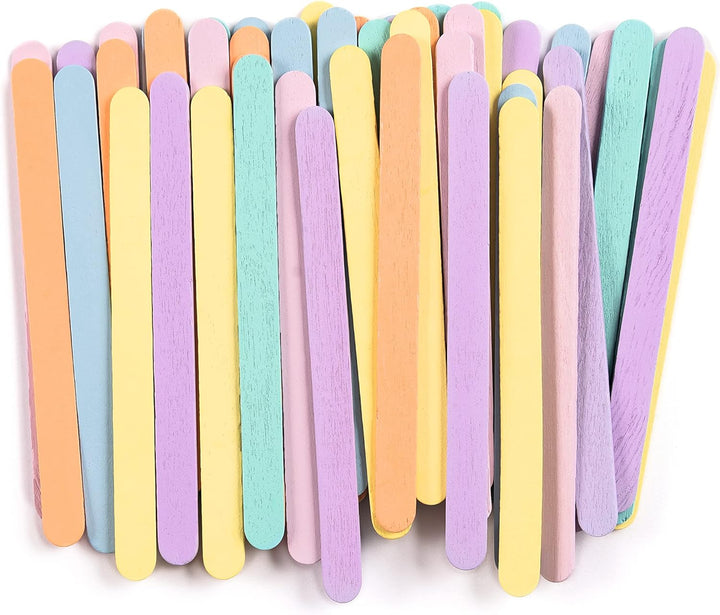 Holzstäbchen Pastell