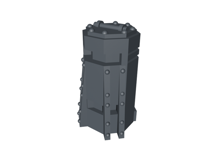 Pillbox Tower Set (V1 with eagle & V2 without eagle) - 6mm - 8mm Epic Tabletop Gelände Terrain Boneshop