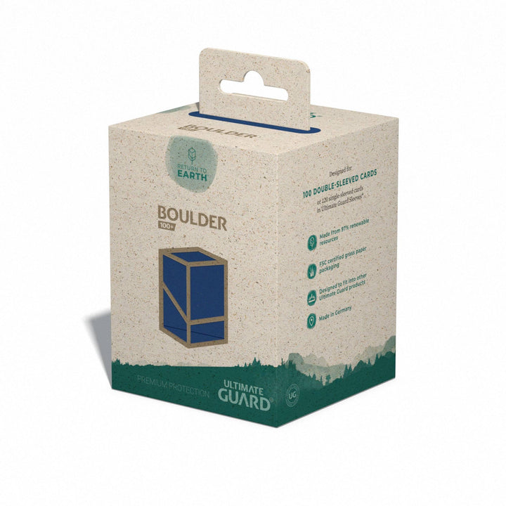 Ultimate Guard - Return To Earth - Boulder Deck Case 100+ Standardgröße Blau