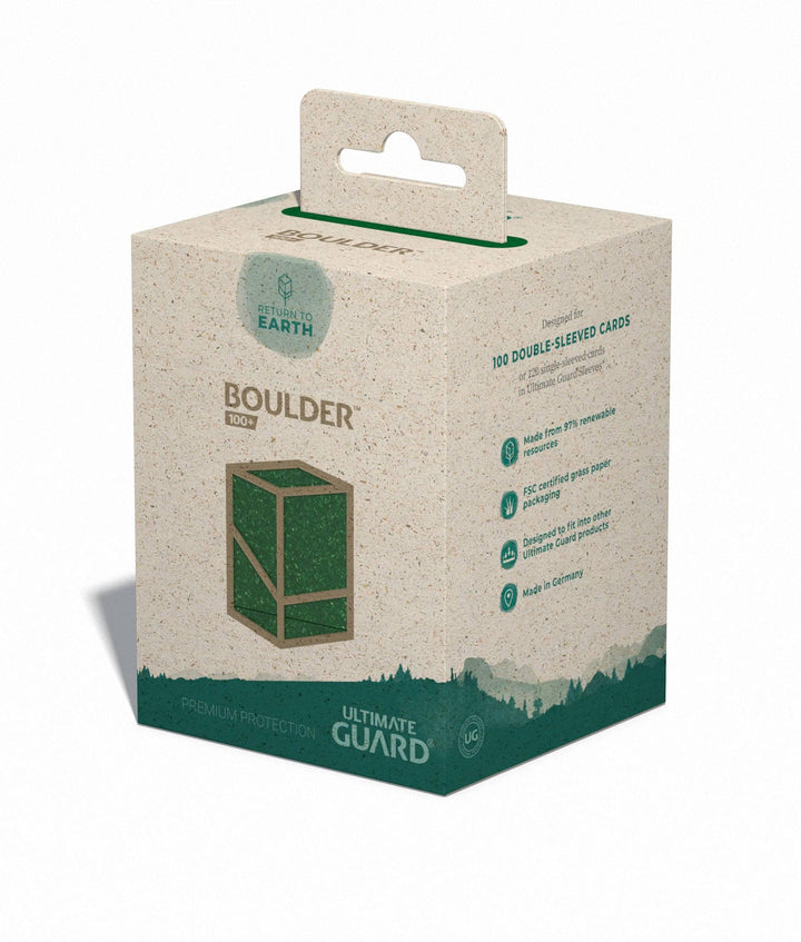 Ultimate Guard - Return To Earth - Boulder Deck Case 100+ Standardgröße Grün