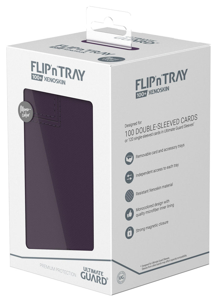 Ultimate Guard Flip`n`Tray 100+ XenoSkin Monocolor Violett