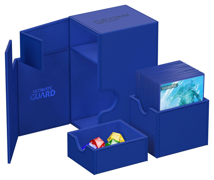 Ultimate Guard Flip`n`Tray 80+ XenoSkin Monocolor Blau / Blue