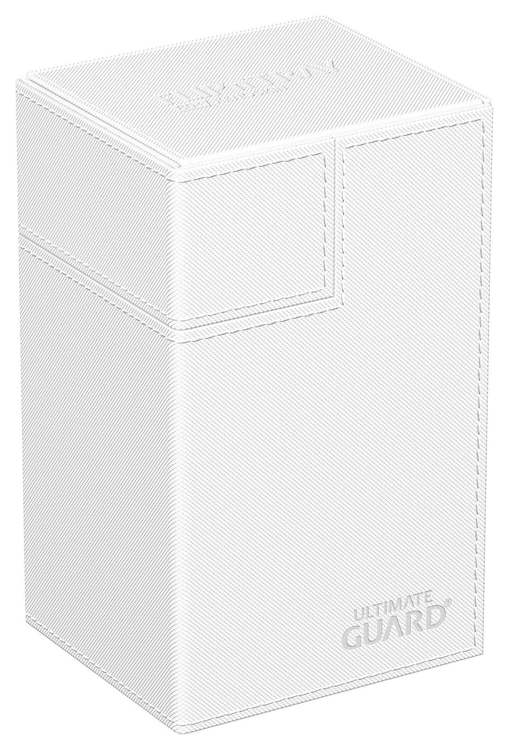 Ultimate Guard Flip`n`Tray 80+ XenoSkin Monocolor Weiß / White