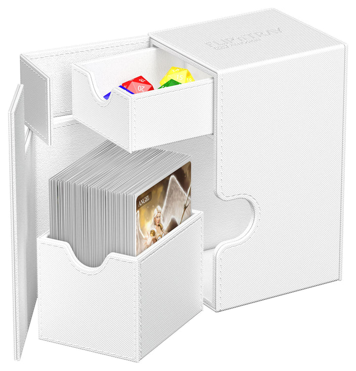 Ultimate Guard Flip`n`Tray 80+ XenoSkin Monocolor Weiß / White