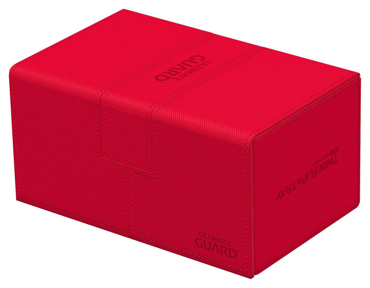 Ultimate Guard Twin Flip`n`Tray 160+ XenoSkin Monocolor Rot / Red