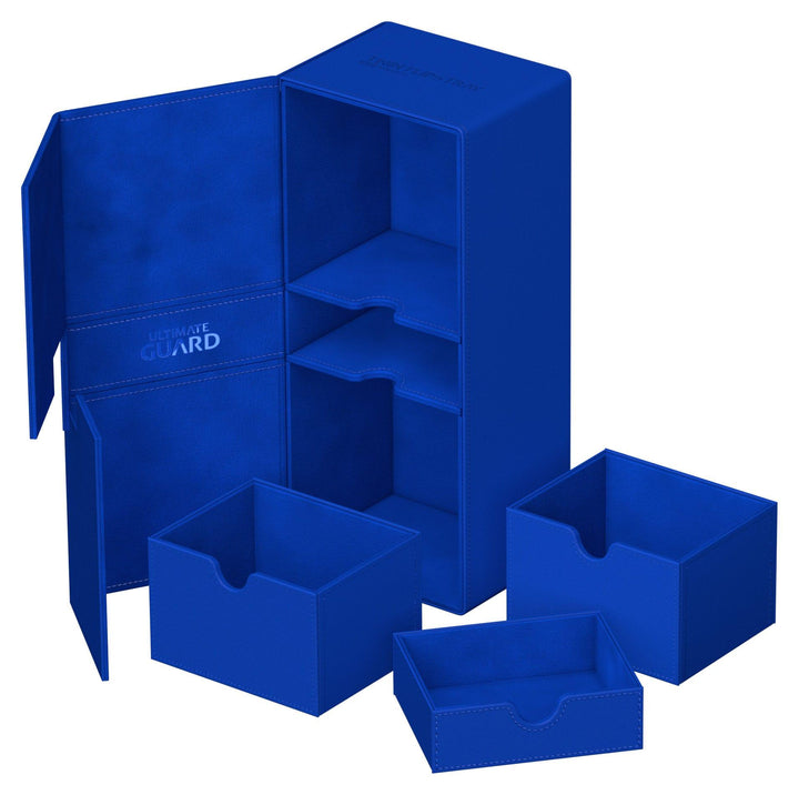 Ultimate Guard Twin Flip`n`Tray 266+ Xenoskin Blau / Blue