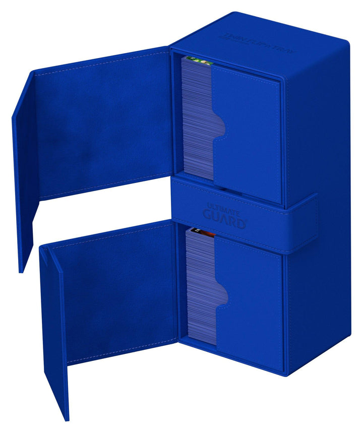 Ultimate Guard Twin Flip`n`Tray 266+ Xenoskin Blau / Blue