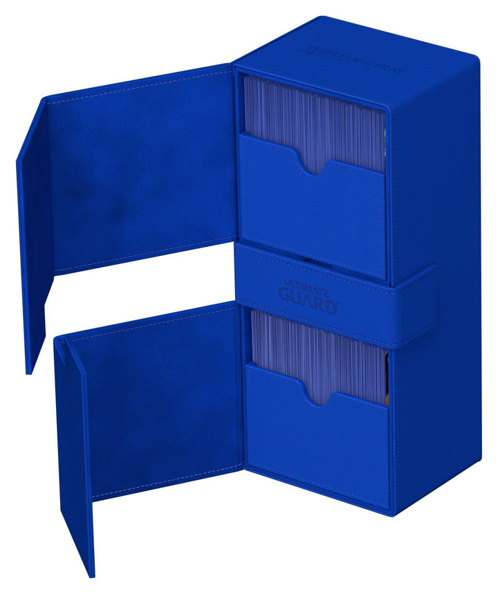 Ultimate Guard Twin Flip`n`Tray 266+ Xenoskin Blau / Blue
