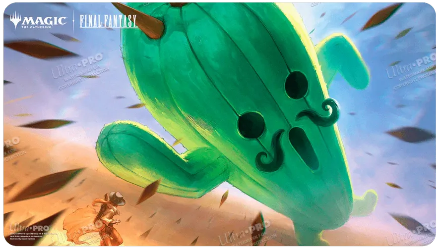 Ultra Pro Artwork Spielmatte - Standardgröße (ca. 61x34 cm) - Jumbo Cactuar (FIN)