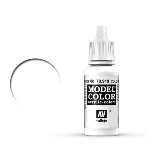 Vallejo Model Color: 002 Untergrund Weiss (Cold White), 17 ml (919)