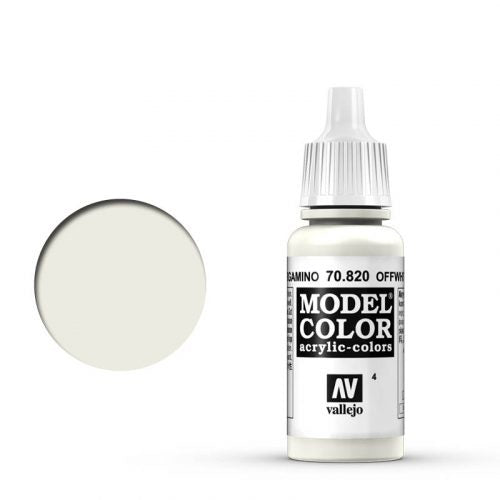Vallejo Model Color: 004 Cremeweiss (Offwhite), 17 ml (820)
